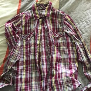 Wrangler Woman's Large Plaid Shirt