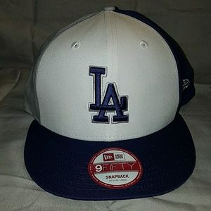 New Era Dodgers Tri Color Snapback