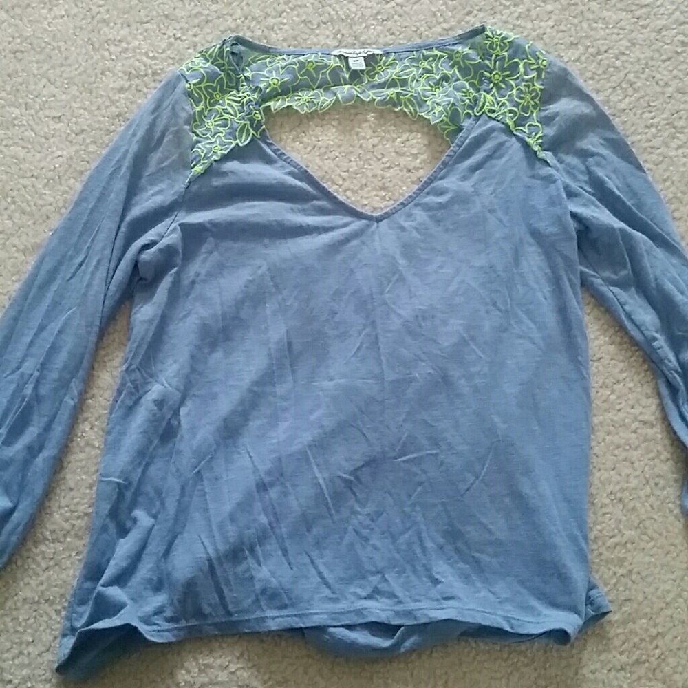 American Eagle cut out back top