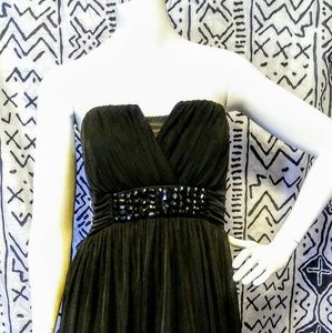 Bedazzled black dress
