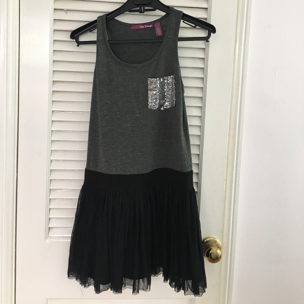 Dress with attached tutu