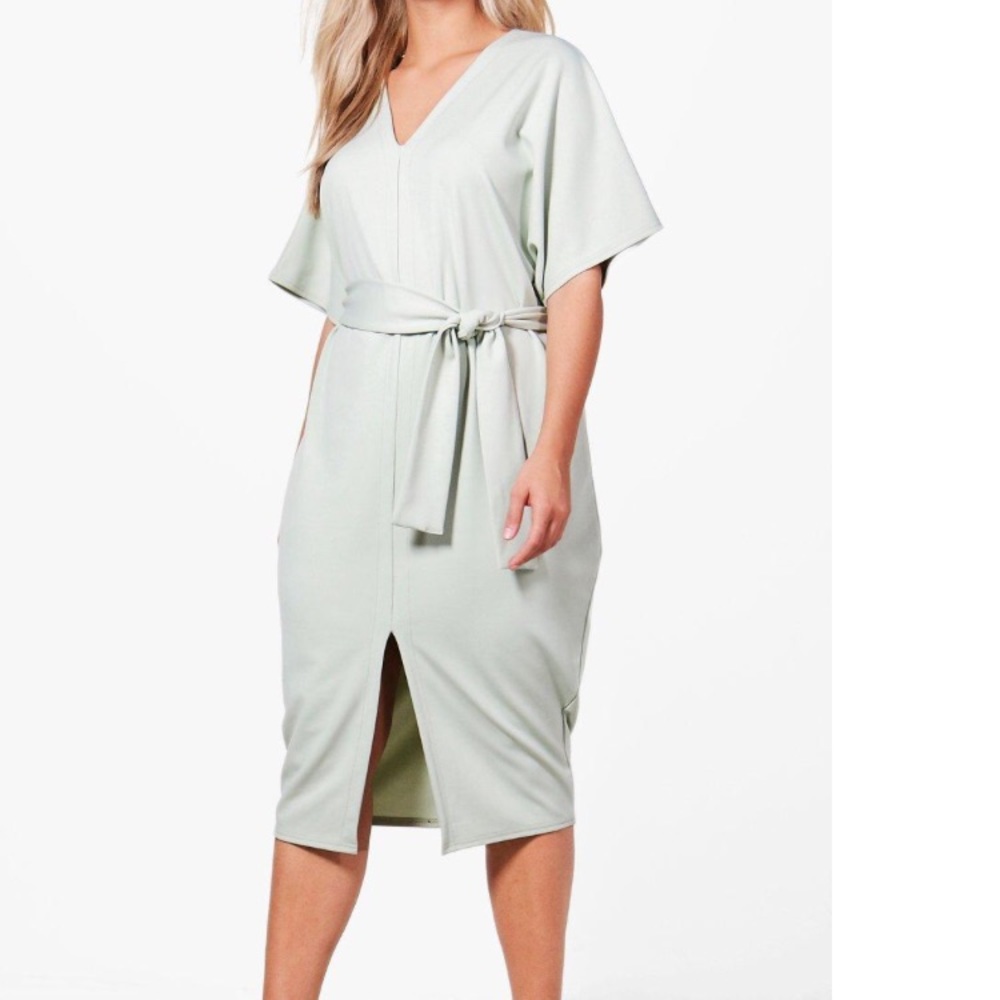 Plus size midi formal dress