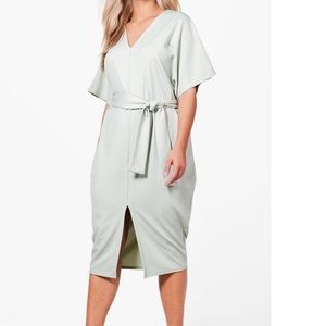 Plus size midi formal dress