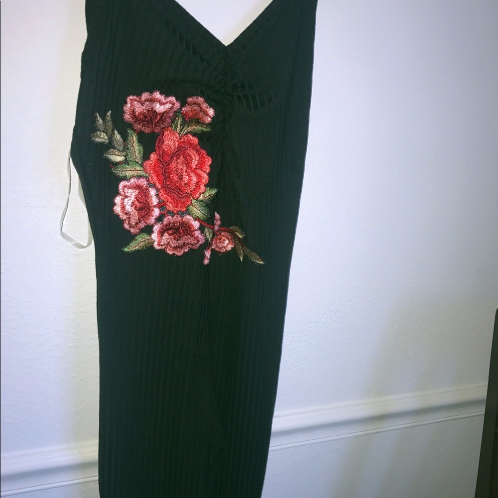 Rose Long Pants Romper