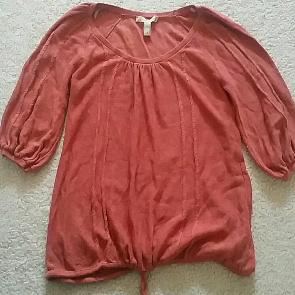 American rag 3/4 sleeve sweater top.