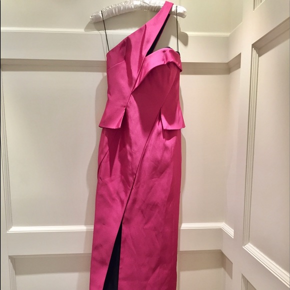 J Mendel Faille Asymetric Sample Gown sz 2 - Picture 2 of 5