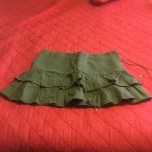 Rugby Ralph Lauren army green skirt