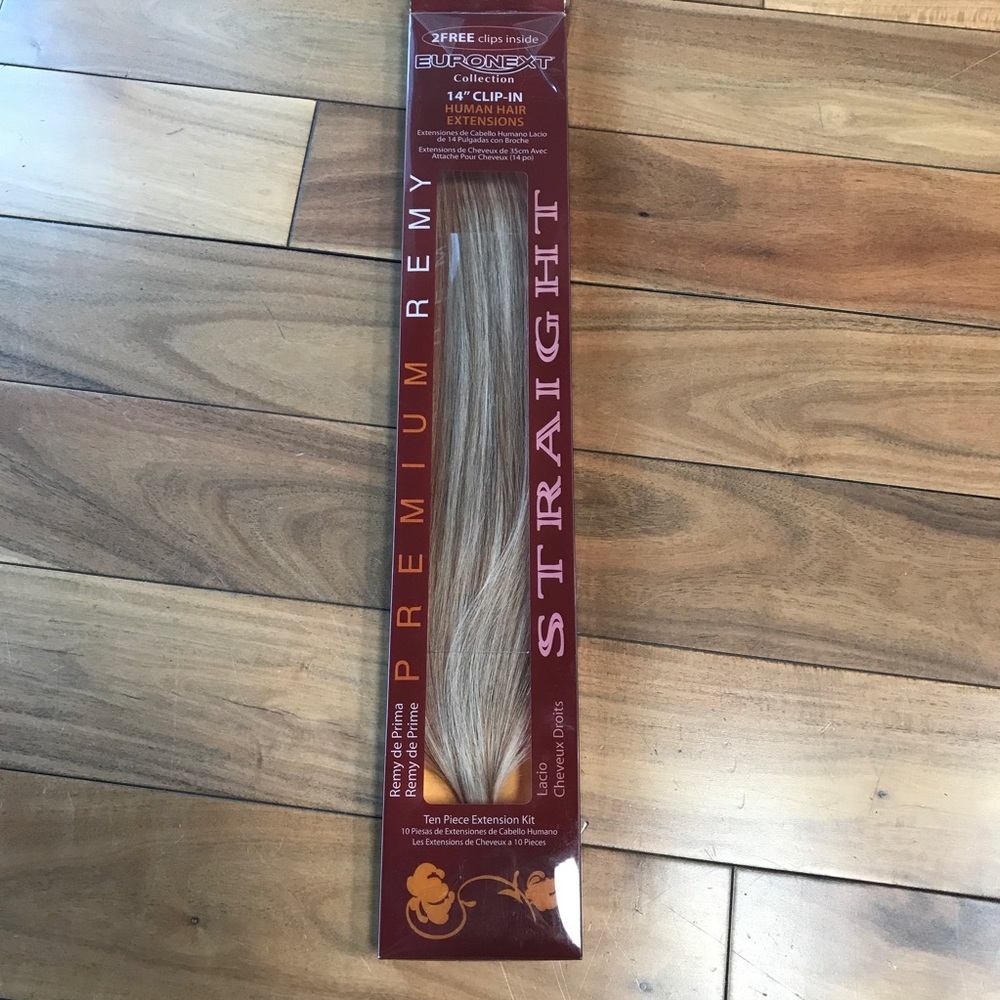NEW euronext blonde Clip in hair extensions!