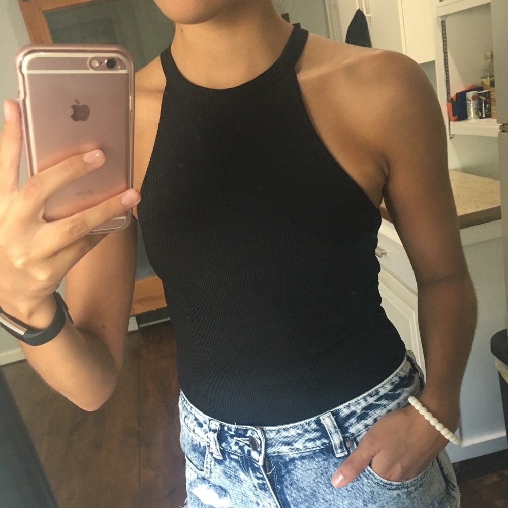 Rubbed Black Bodysuit 🖤