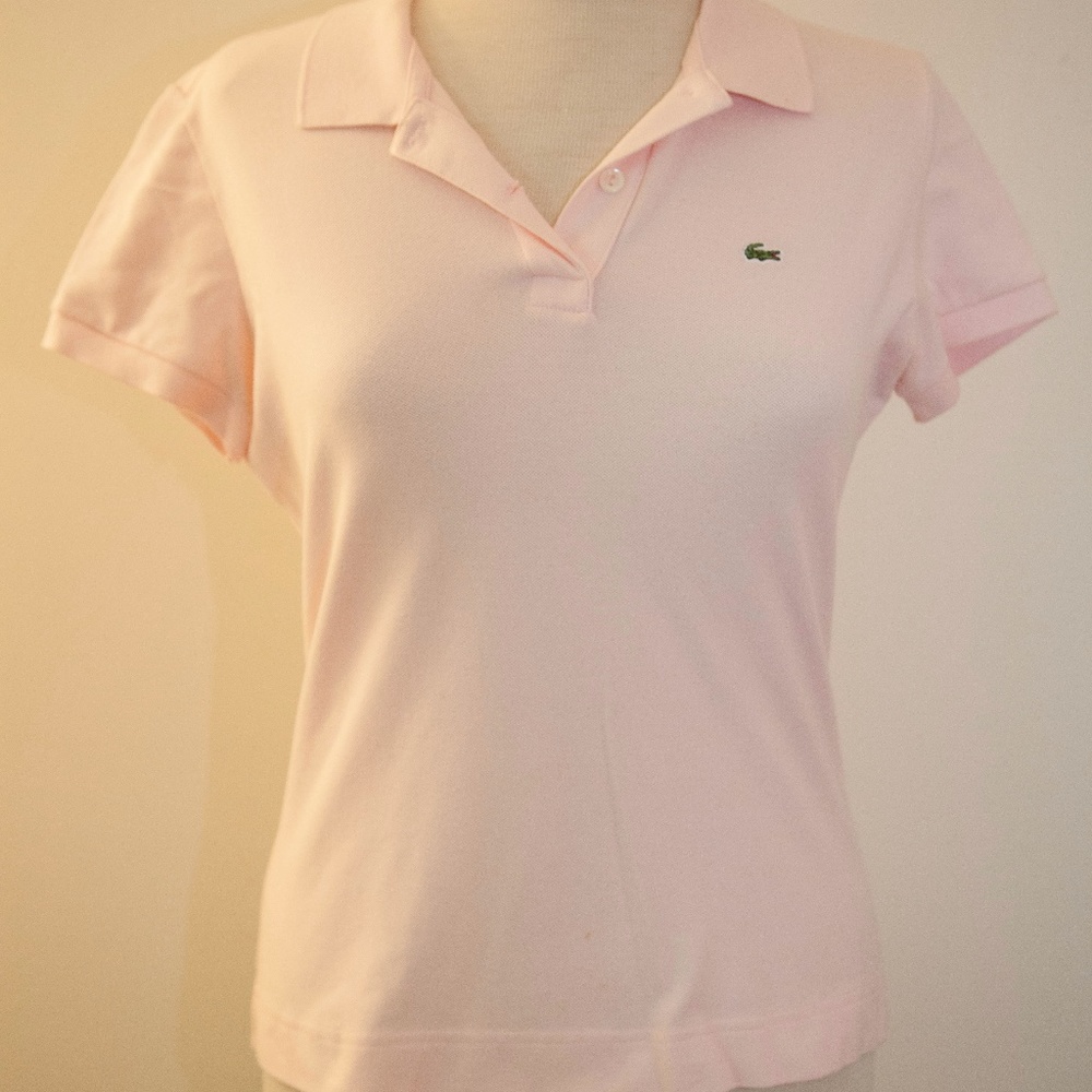 Lacoste Pastel Pink Polo