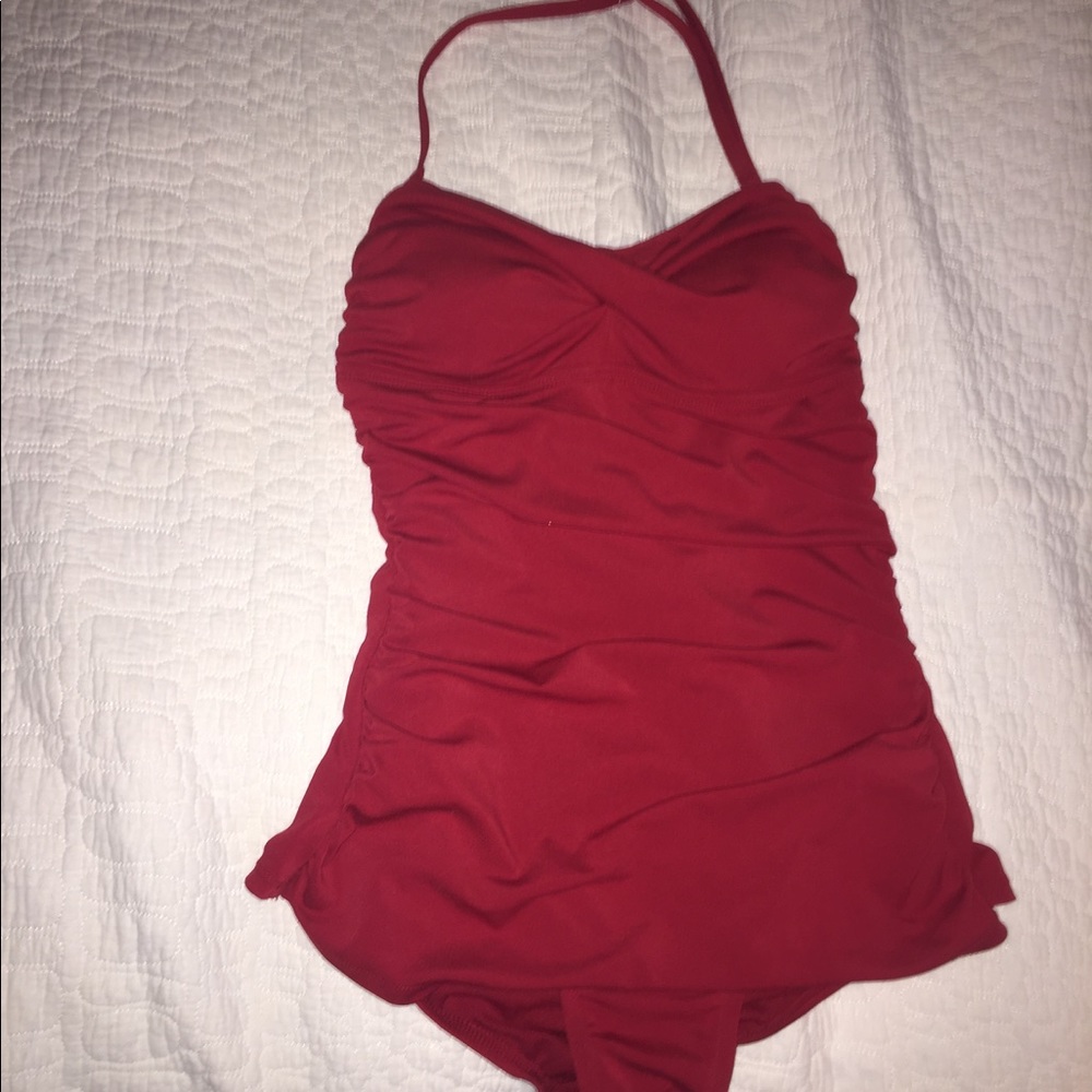 Vintage style one-piece swimsuit