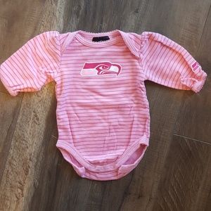 Seahwaks Long Sleeve Onesie