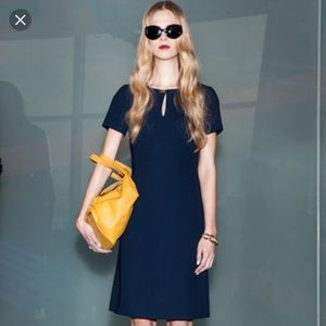 Navy Blue Banana Republic Shift Dress
