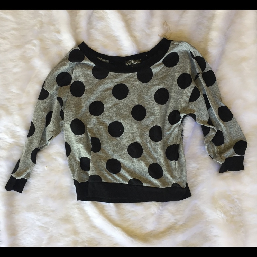 polka dot sweater