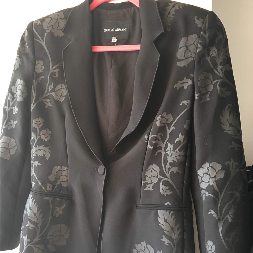 ❌SOLD❌ floral  imprinted black Giorgio Armani