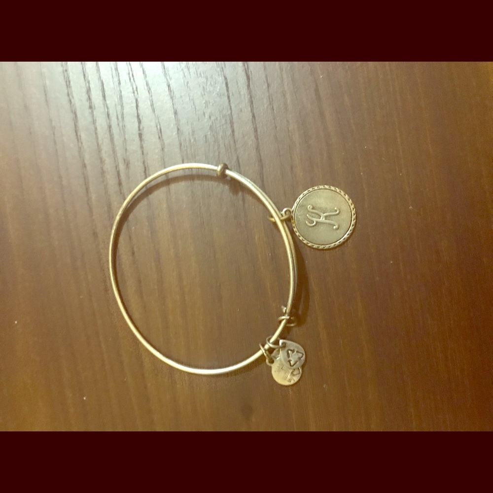 ALEX & ANI "K" bracelet