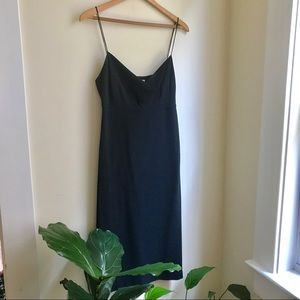 Vintage cowl midi dress