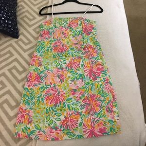 Strapless Lilly Pulitzer dress, size 2