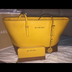 Michael Kors purse and wallet