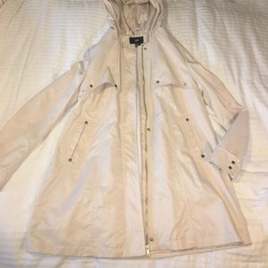 H&M cream hooded jacket