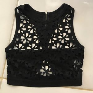 LF cutout crop top