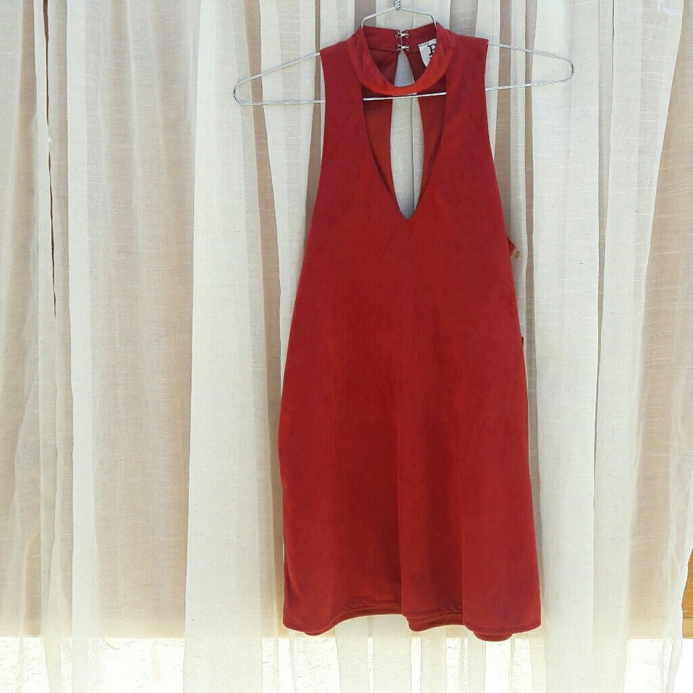 PPLA Vida Faux Suede Dress