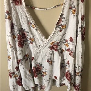 Long sleeve crop top