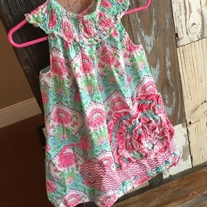 Toddler girls Mid Pie printed dress