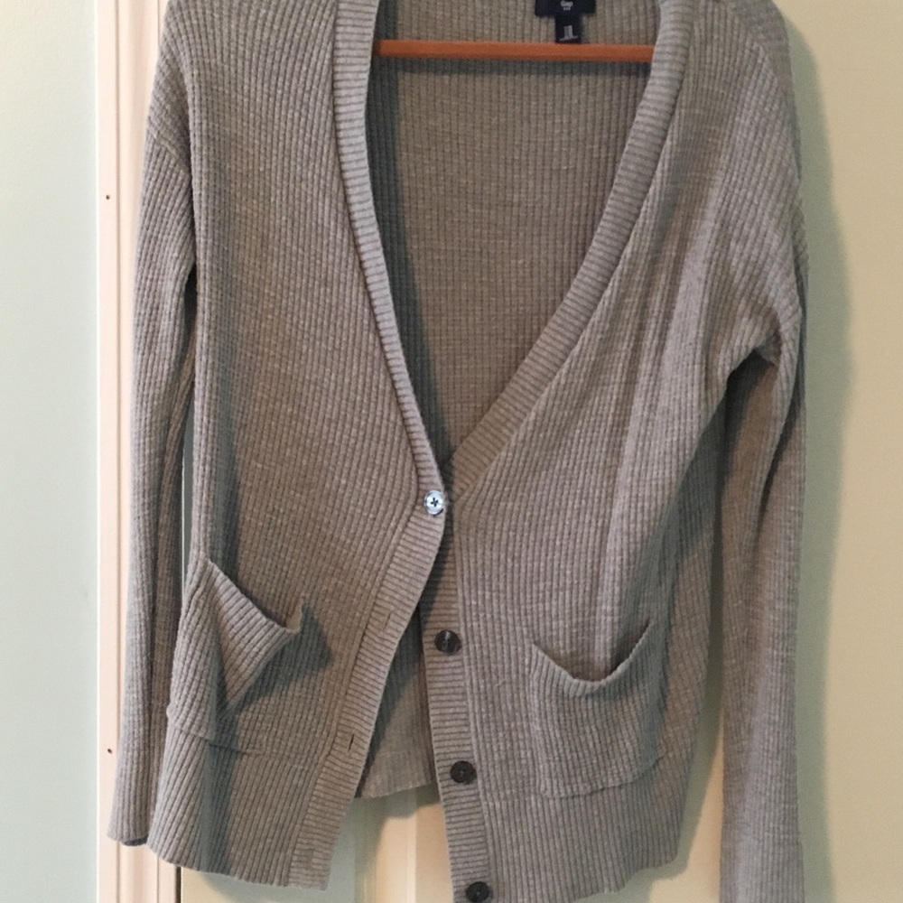 Gap Waffle Knit Cardigan