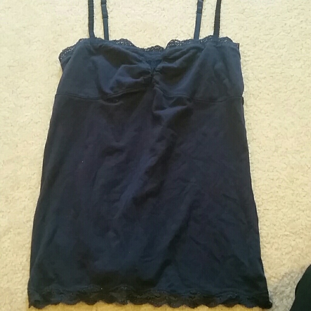 American Eagle navy blue tank