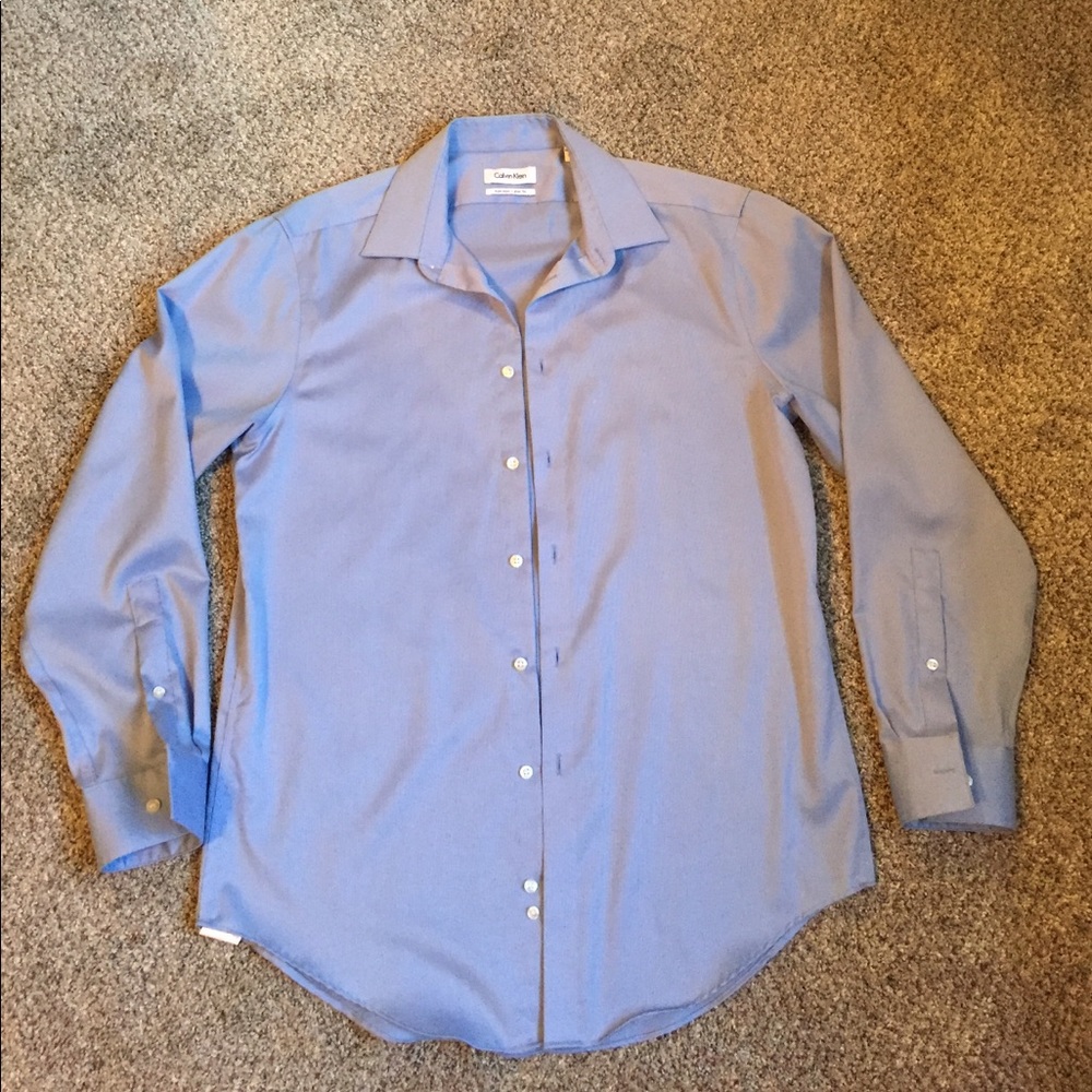 Like NEW Calvin Klein slim fit dress button down!