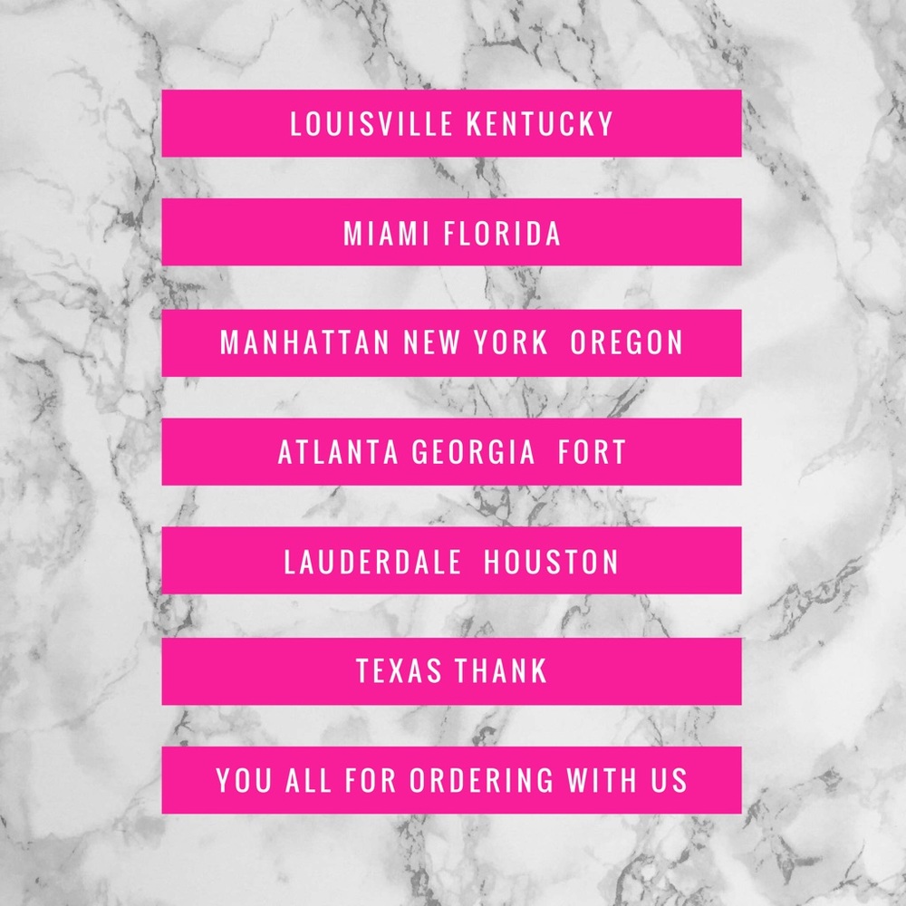 THANK YOU FOR ORDERING HAIR WITH US