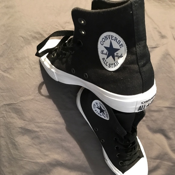 *~💗Converse High Top All Star Chuck 2 Black 💗~* - Picture 1 of 4