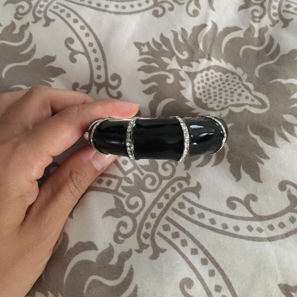 Black Stella & Dot Bangle