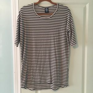 Ribbed Striped Hi-Lo tunic (discontinued style)