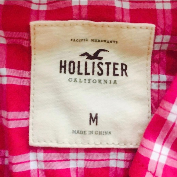 Pink Hollister ButtonUp Size Medium - Picture 2 of 3