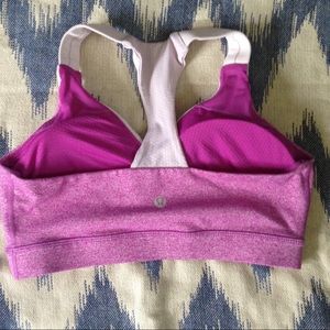 Lululemon Purple Sports Bra Sz 6