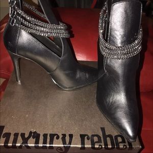 Rebel Luxury Bootie With Ankle Bracelet