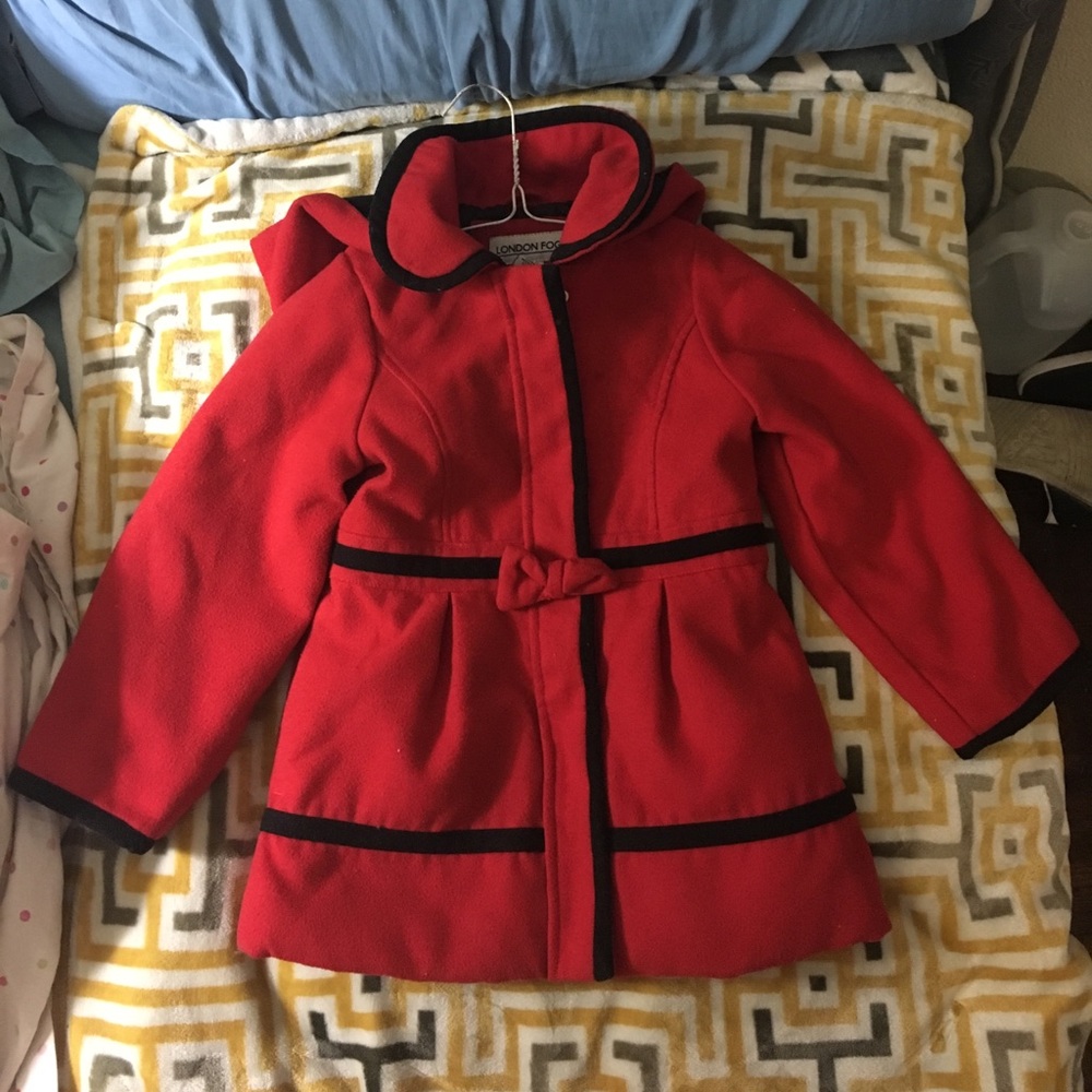 Red coat girls size 5-6