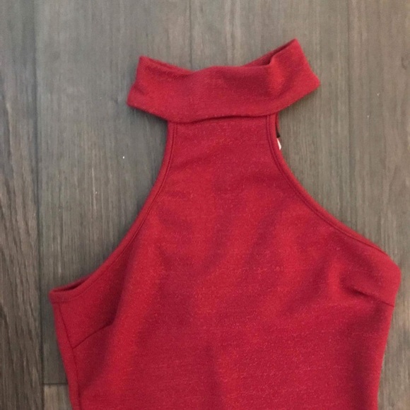 Women's Red Dress - Picture 2 of 4