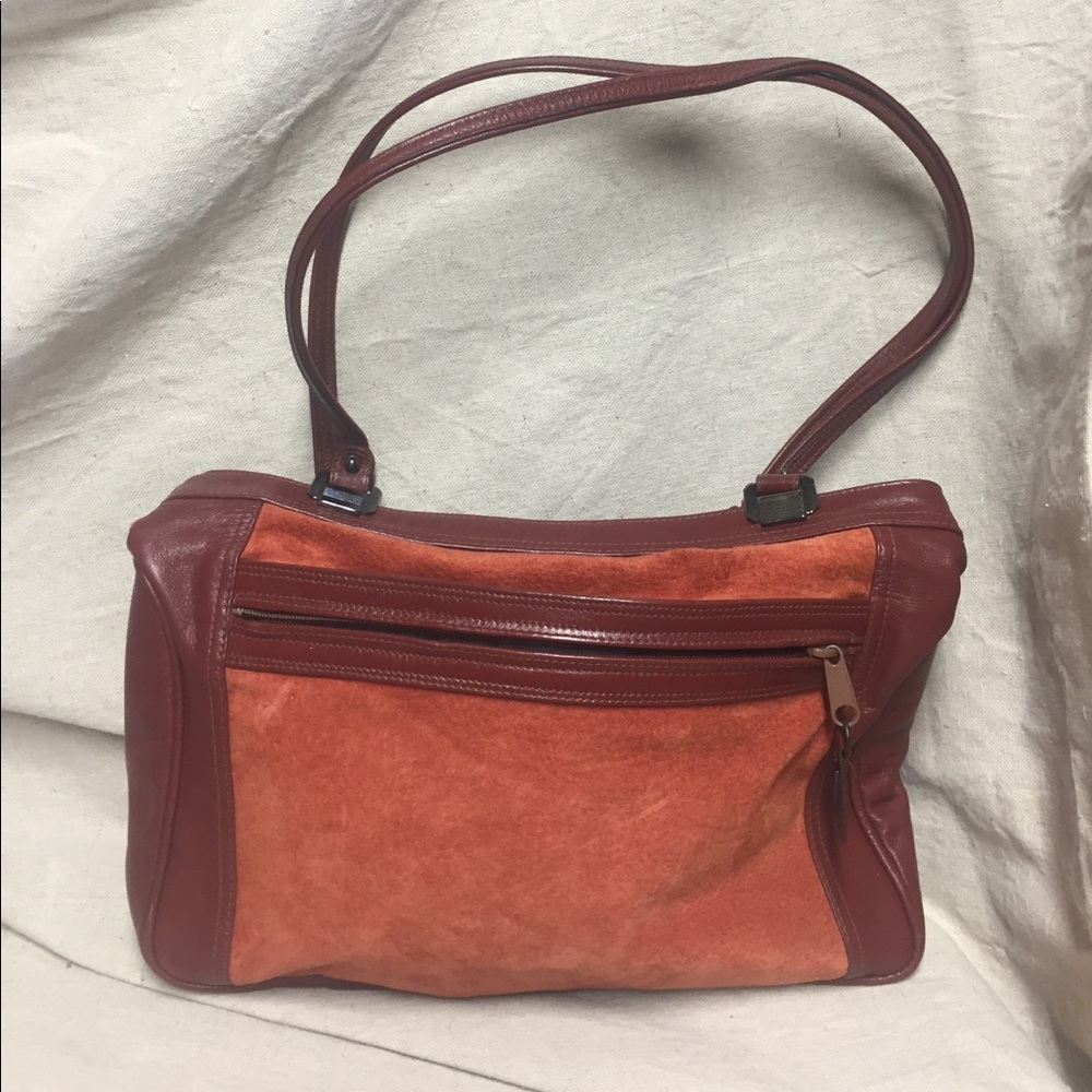 Phillippe Suede and Leather Shoulderbag