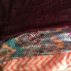 3 infinity scarves