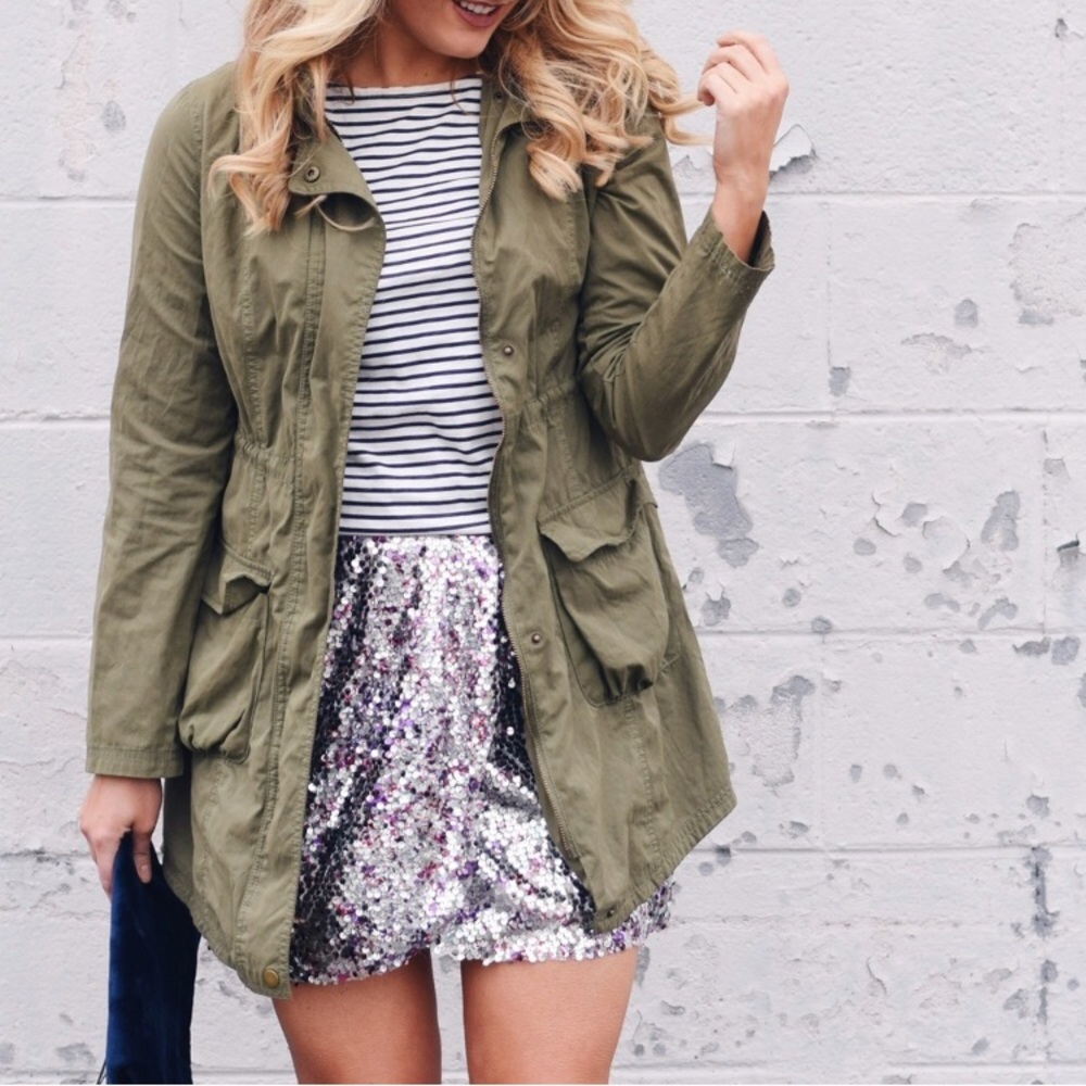 J.Crew Collection Fete Sequin Mini Skirt