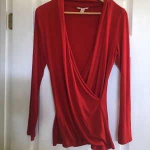 Banana Republic wrap shirt