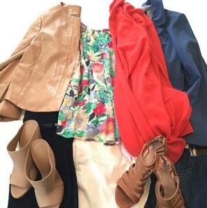 Joie Floral Silk Esmee Top in New Moon