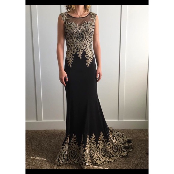 SOLD——Ed Young Prom Dress - Picture 2 of 3
