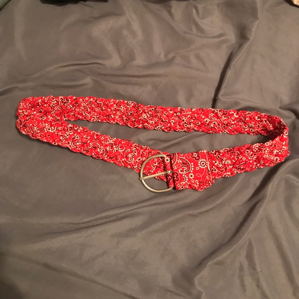 Red Bandana Belt
