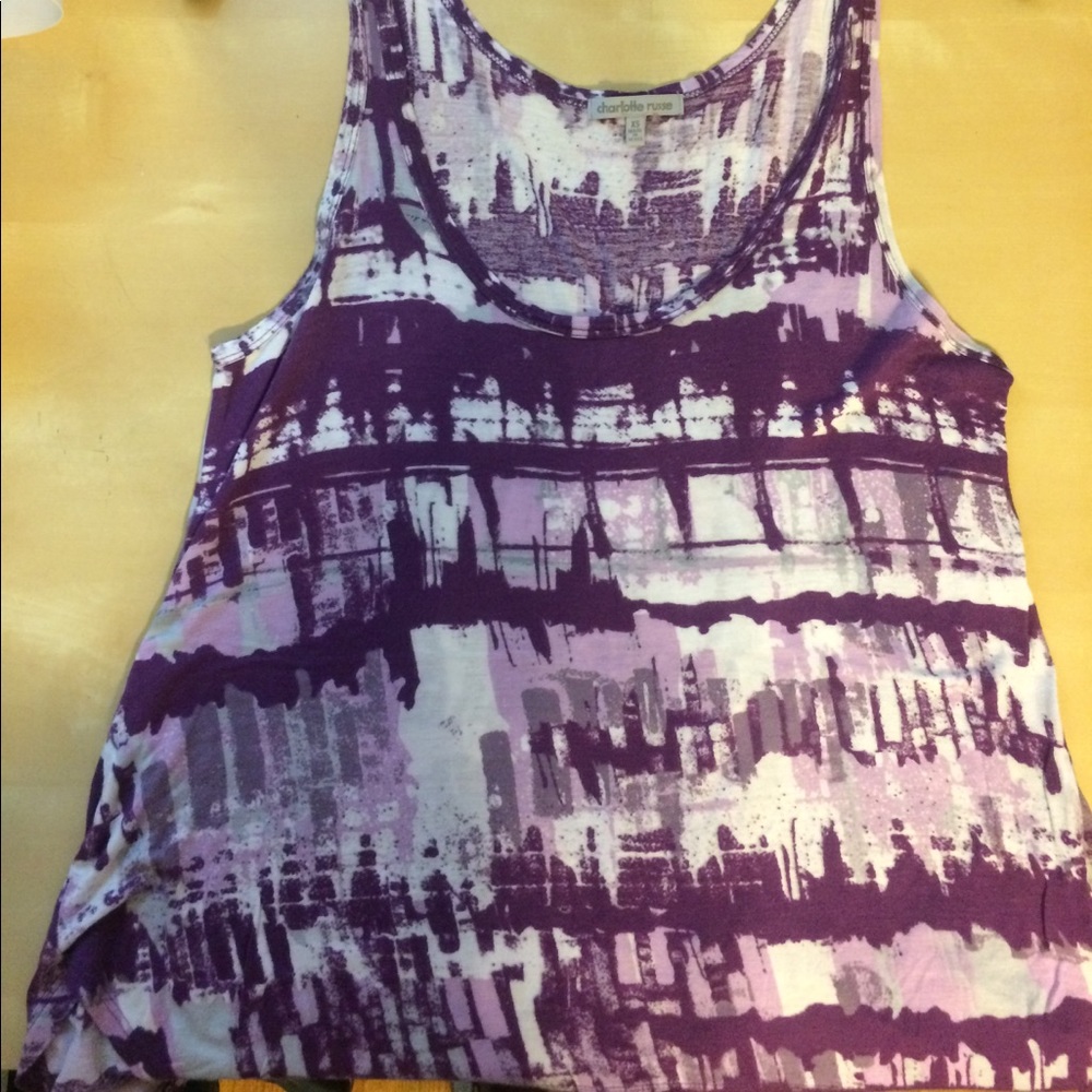 Charlotte Russe Purple Tank Top