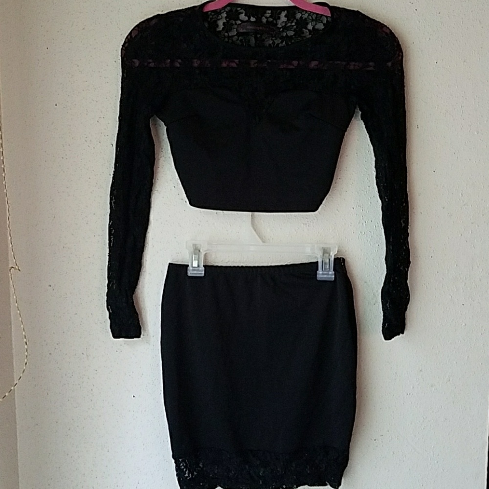 Little black mini dress
