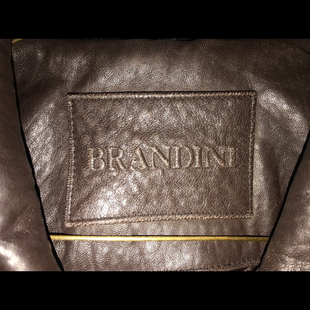Brandini Brown Leather Jacket